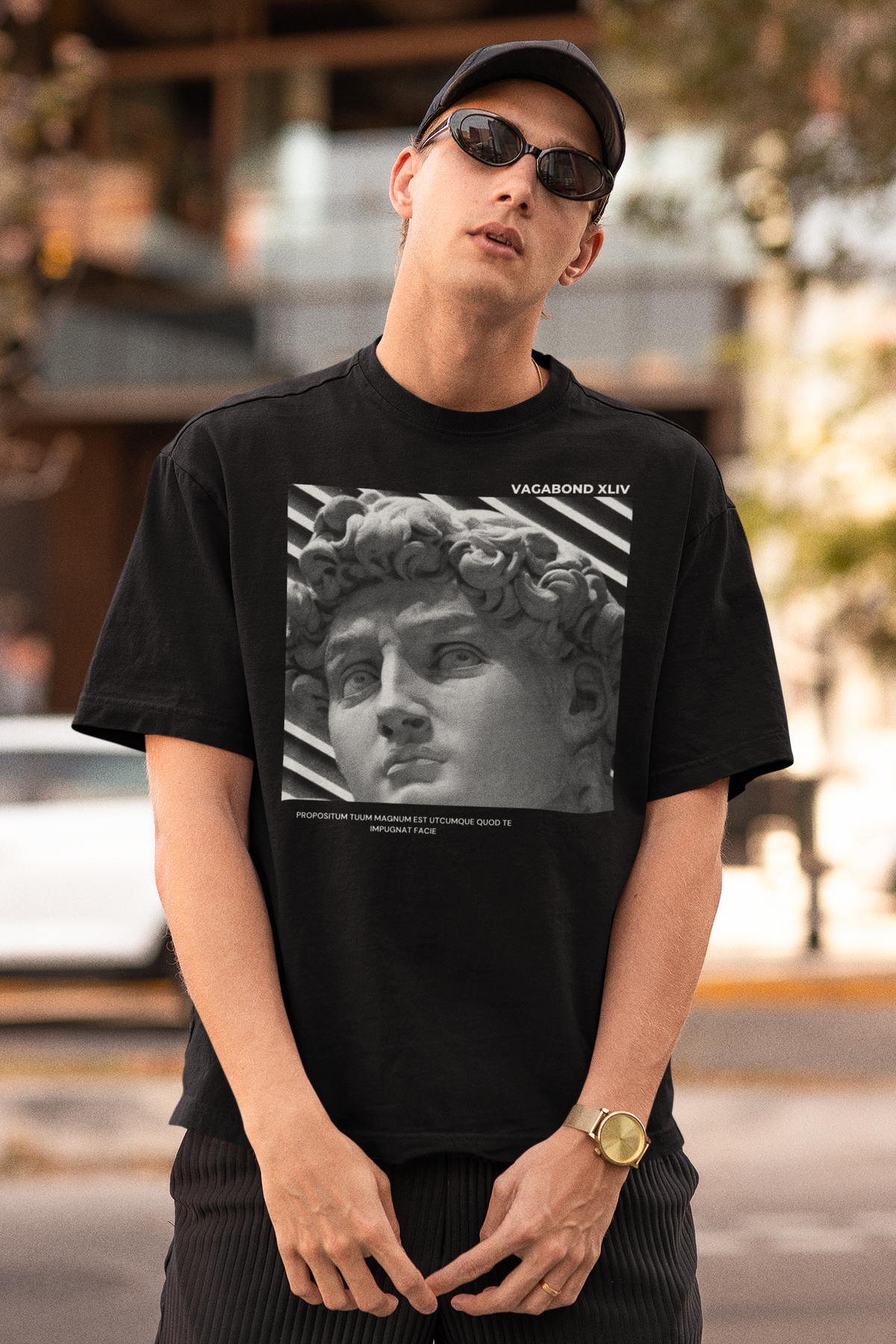 Statue of David Graphic Tee 2 — Vintage Sculpture Art T‑Shirt
