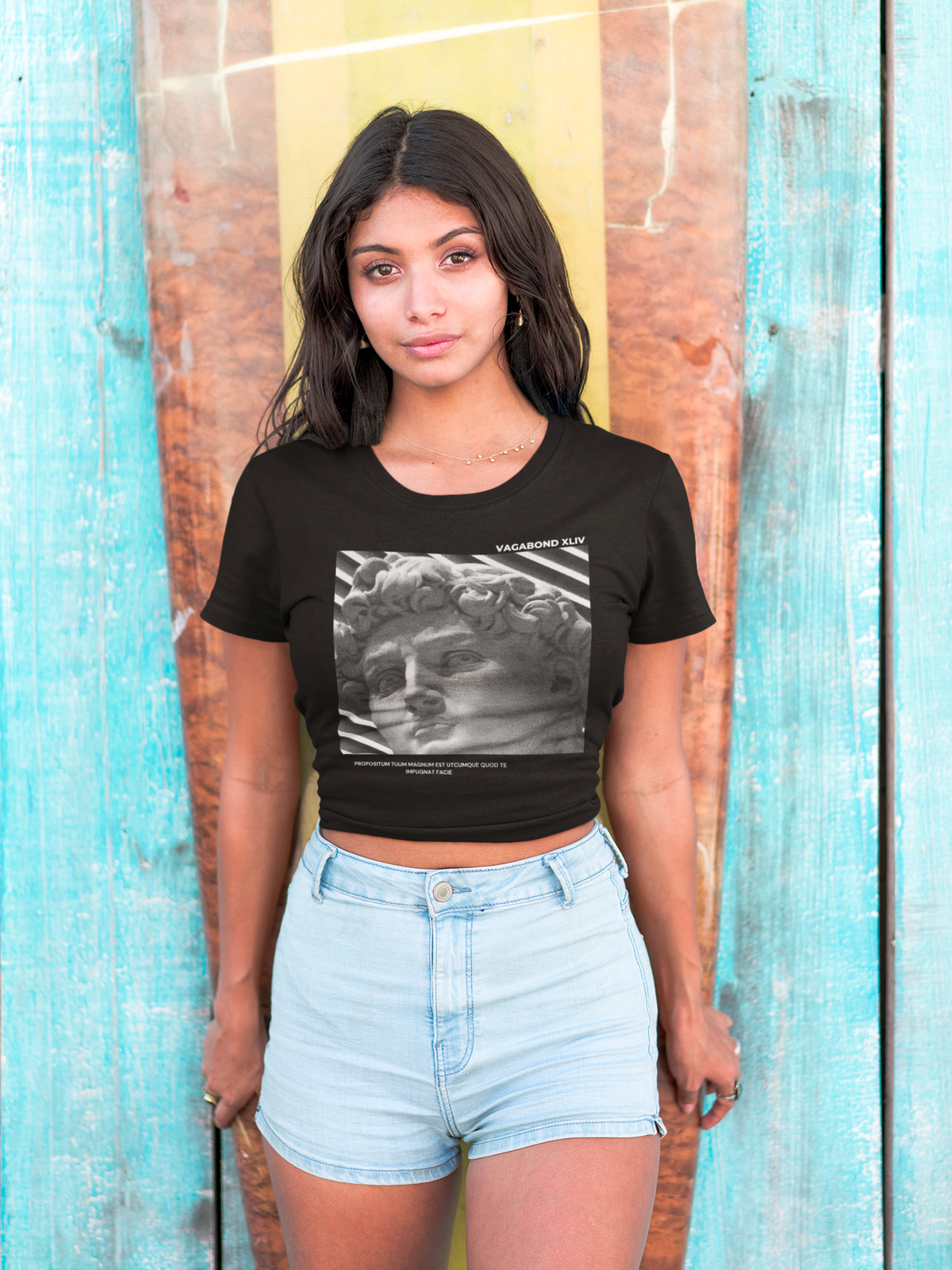 Statue of David Graphic Tee 2 — Vintage Sculpture Art T‑Shirt