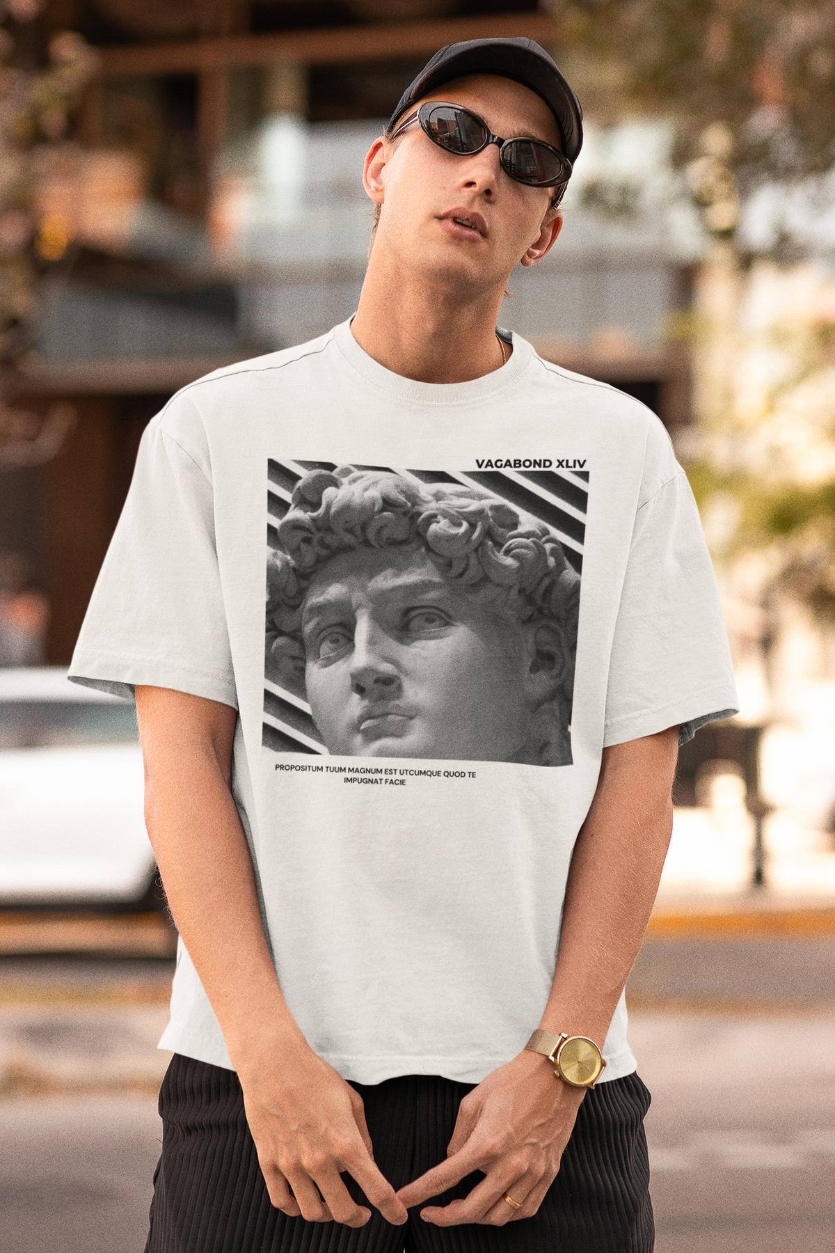 Statue of David Graphic Tee — Vintage Sculpture Art T‑Shirt