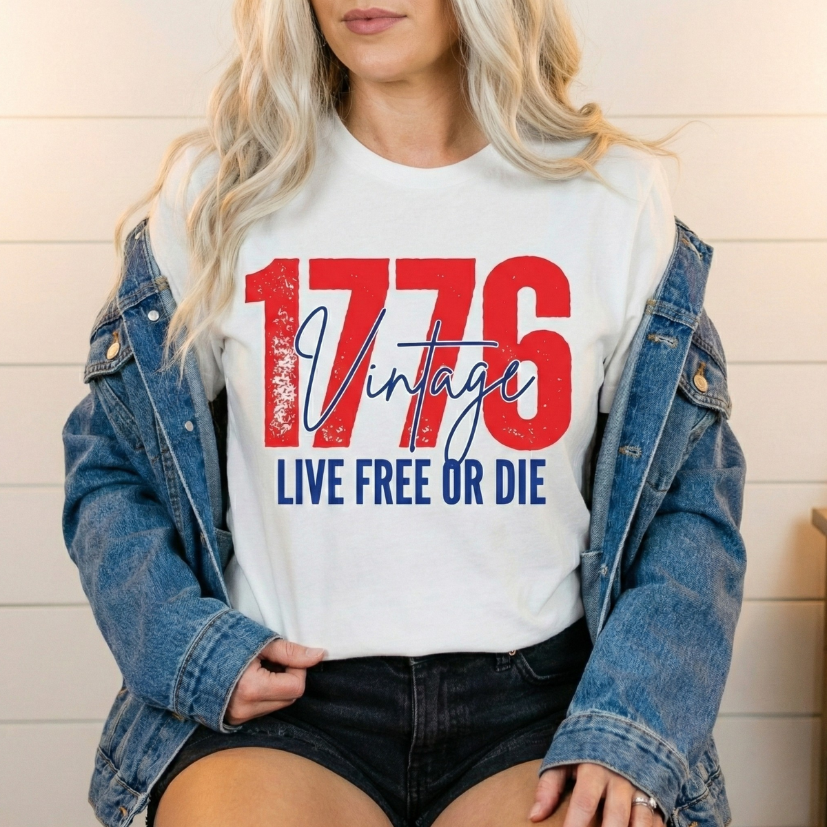 1776 Americana Vintage Retro Style Tee
