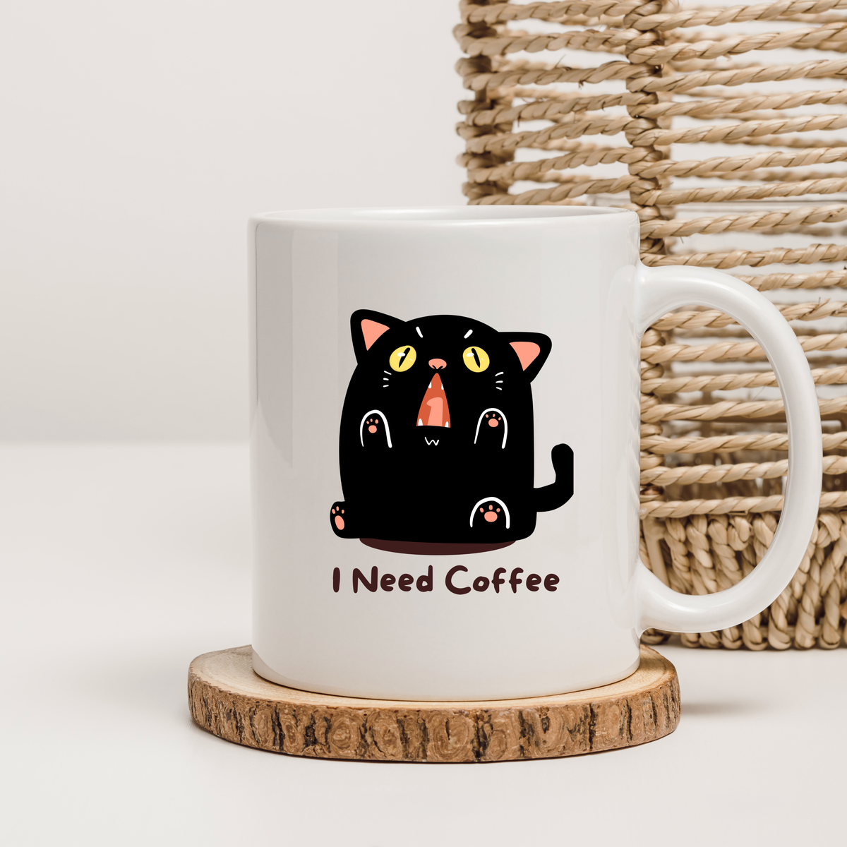I need Coffee- Funny Office Coffee Cup - 11oz