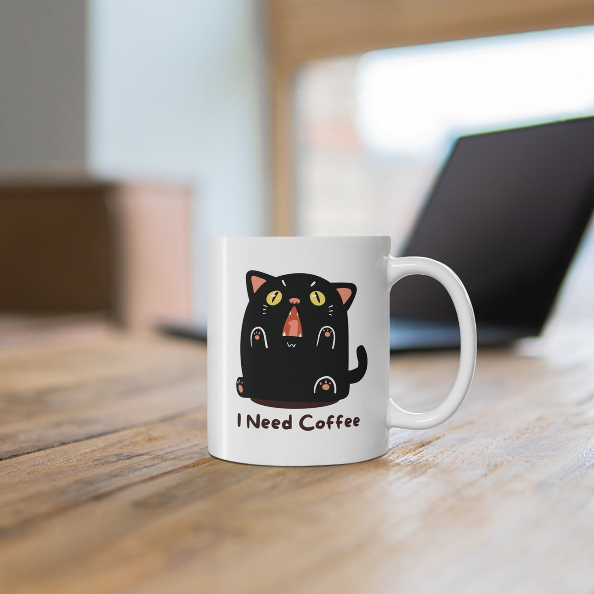 I need Coffee- Funny Office Coffee Cup - 11oz