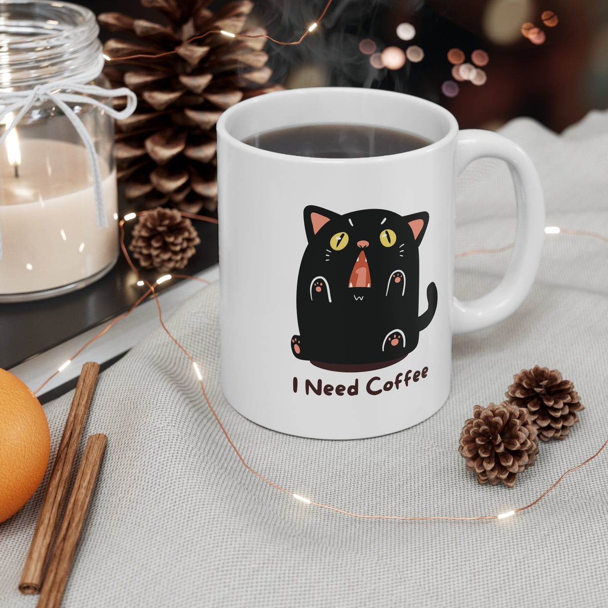 I need Coffee- Funny Office Coffee Cup - 11oz
